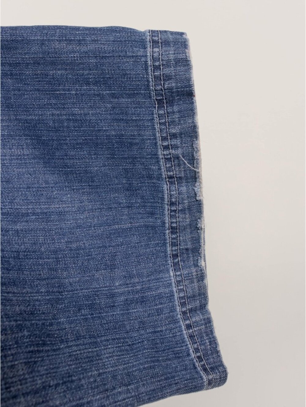 Low Rise Baggy Wide Leg Jeans Y2K 2000's Vintage Denim / 38 Inch Hips / Size 5 6 - Picture 11 of 14